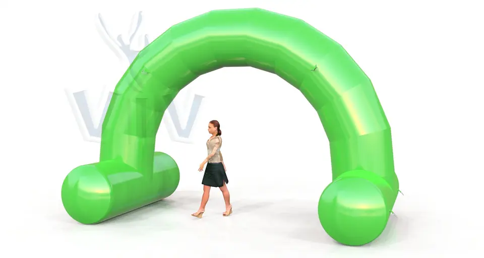 Arch gate self - standing 5 m commercial promotional inflatable gate