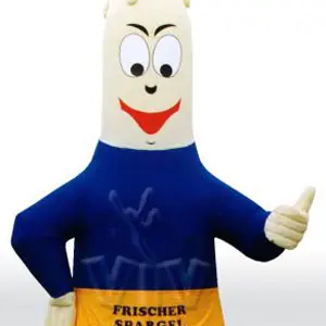 Asparagus 3.5 m commercial custom inflatable