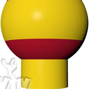 Balloon with narrow base 7 m commercial promotional inflatable balloon